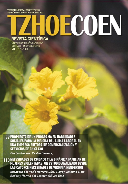 					Ver Vol. 8 Núm. 1 (2016): Revista Científica Tzhoecoen
				